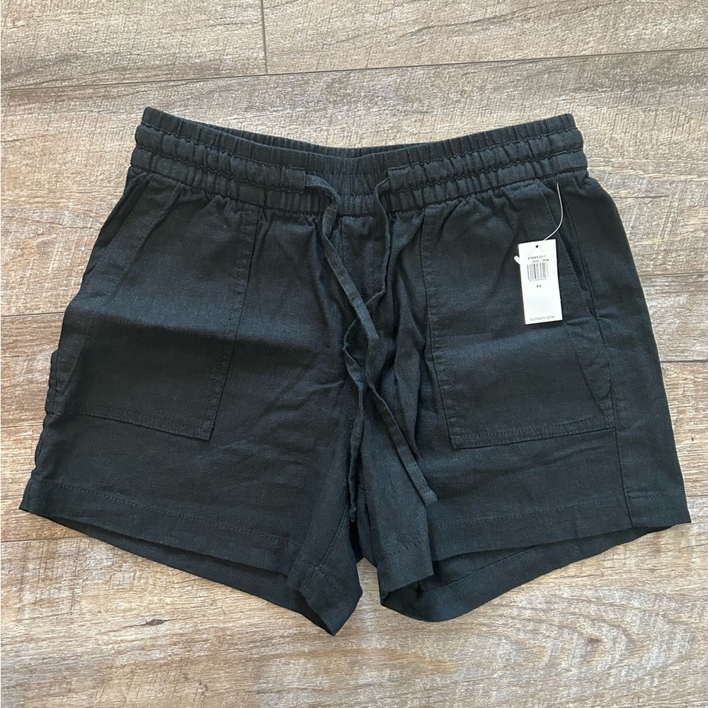 Old Navy Black Linen Shorts